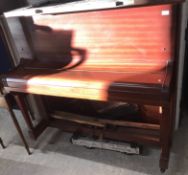 A 20th Century mahogany cased upright pi