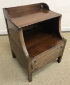 A 19th Century mahogany night table with