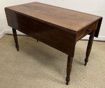 A Victorian mahogany drop leaf Pembroke