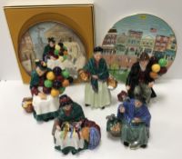 A Royal Doulton character plate 