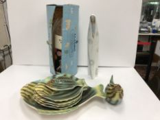 A Shorter & Son Ltd fish service of large plate,