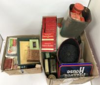 A box containing assorted sundry games and toys to include card games, solitaire,