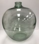 A vintage glass carbouy 48 cm high CONDITION REPORTS Internal diameter of the bottle