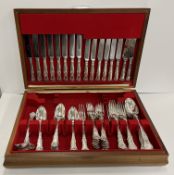A composite canteen of silver cutlery comprising six King's pattern serving spoons (by William