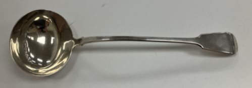 A William IV “Fiddle” pattern soup ladle (by William Chawner, London 1831) 7.