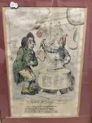 A collection of 19th Century and other engravings and prints to include AFTER JAMES GILRAY 