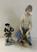 A Saxe porcelain figure of 