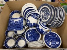 A box containing a collection of Copeland 