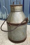 A vintage style milk pail,