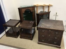 A 19th Century mahogany dwarf chest of t