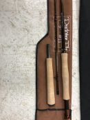 A collection of eleven Fox rods various, including a Warrior Dead Bait 12' two piece,
