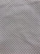 Two pairs of woven blackout lined curtains with taped pencil pleat headings,
