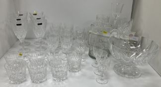 A collection of various cut and other gl