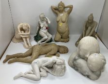 PATRICIA BANNISTER a carved alabaster he