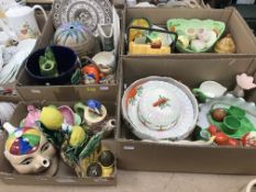 Two boxes of assorted Carlton ware china