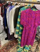 A collection of vintage ladies clothing