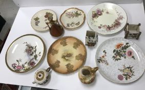 A collection of Royal Worcester blush an