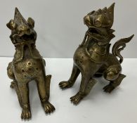 A pair of late 19th Century Burmese bron