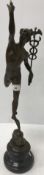 A bronze figure of 