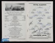 1958 Bobby Charlton 1st Wembley match after Munich, FAC Final 3 May 1958 match programme