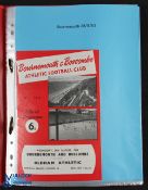 Complete collection of 1963/64 Oldham Athletic away programmes Div. 3 league (24) including Barnsley