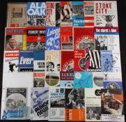 1971/72 Manchester Utd Div. 1 away match programmes (21) including Manchester City (+ match ticket),