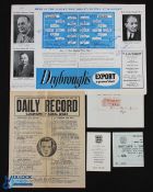 1958 Bobby Charlton debut match for England the full international team Scotland v England at