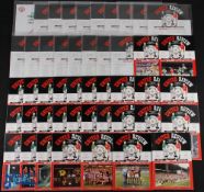 1991/92 Manchester Utd homes (29) complete season plus reserves homes Pontins league complete season