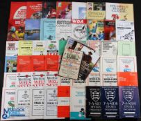 1968-2004 Rugby Sevens Programmes Worldwide (56): Great spread, Hong Kong, Dubai, World, WRU,