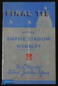 1935 FAC Final match programme West Bromwich Albion v Sheffield Wednesday 27 April 1935 at