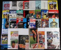1983/84 Manchester Utd Div. 1 away match programmes complete season (21) including Nottingham Forest