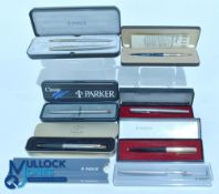 Parker Ballpoint Pens - 7 in total all in original boxes (7)