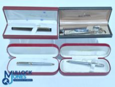 Selection of Sheaffer Fountain Pens to include 14k nib example together with one other fountain