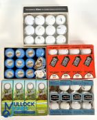 57x Various Boxed Golf Balls features - Prices Everlasting (11), Titleist DT, Wilson Ultra in