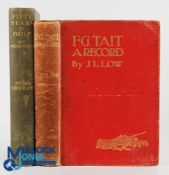 Period Golf Books: F G Tait A Record by J L Low 1st edition, 50 Years of Golf Memories of St Andrews