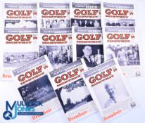 1953 Complete Collection of Golf Monthly Magazines - Vol. XLIII No. 1 January to No.12 December (