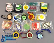 1996-2009 Horse Racing: Cheltenham & Huntingdon Enamel Member Badges - Cheltenham x10, Huntington