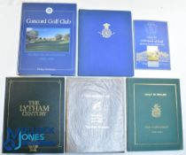 Six Golf History Books - Concord Golf Club The First One Hundred Years 1899-1999 Philip Derriman,