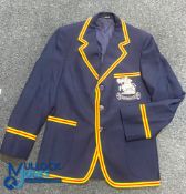 Cricket Bernard Thomas Australia 1974 & New Zealand 1975 Tour Blazer in blue with yellow and red