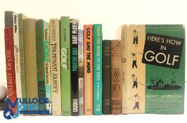 Fifteen assorted Golf Books - My Golfing Album 1959 Henry Cotton, More Bedside Golf 1982 Peter