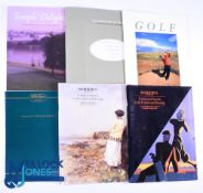 Golfing Auction Catalogues and Booklets (6) Sotheby's 1993 and 1994 Sporting Sales including Golf,