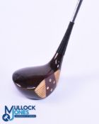 Paul Gibson Master Club Maker hand made dark stained persimmon driver stamped STA795PG to the