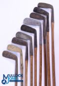 9x Assorted Putters to incl blades, flanged sole, gem, wry neck, et al makers incl Condie,