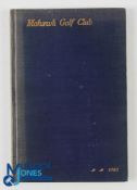 Scarce 1902 Mohawk Golf and Sports Club, Schenectady, New York Members Hand and Rule Book - formed