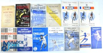 Twenty-One assorted Athletics programmes and publications from the sixties - UK and Overseas, a real