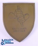 South Herts Golf Club Shield - featuring The Harry Vardon Grip - Golf Professional at Totteridge