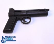 Webley & Scott 177 Air Pistol Webley Junior Pre War - Tin Grip, in good clean condition - Serial