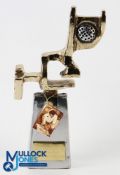2008 David Marshall (Sculptor) Hand Made Brass and Polished Steel and Gilt Golf Style Vice -