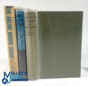 3x Period Boxing Books: My Life My Story Joe Louis 1947 - with a signed card in the style of Joe