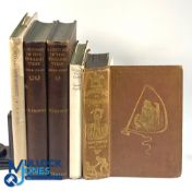 5x Period Equestrian Horse Racing Books, to include 1854 Handley Cross or Mr Jorrocks Hunt - the